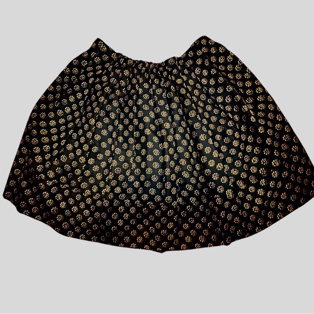 Elegant Black and Gold Women's Skirt